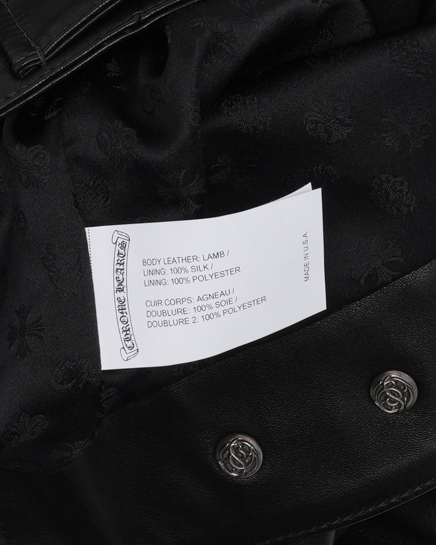 Cropped Leather Zip Jacket