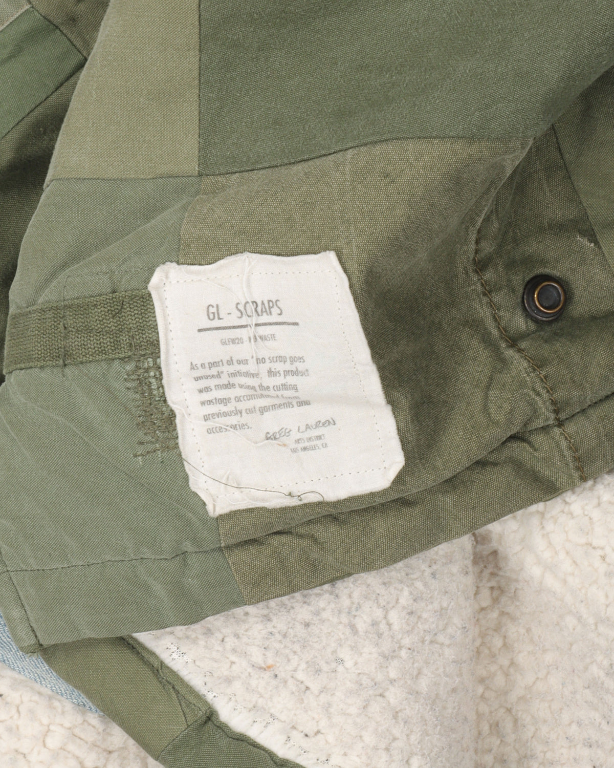 GL-Scraps Shearling Jungle Cardigan