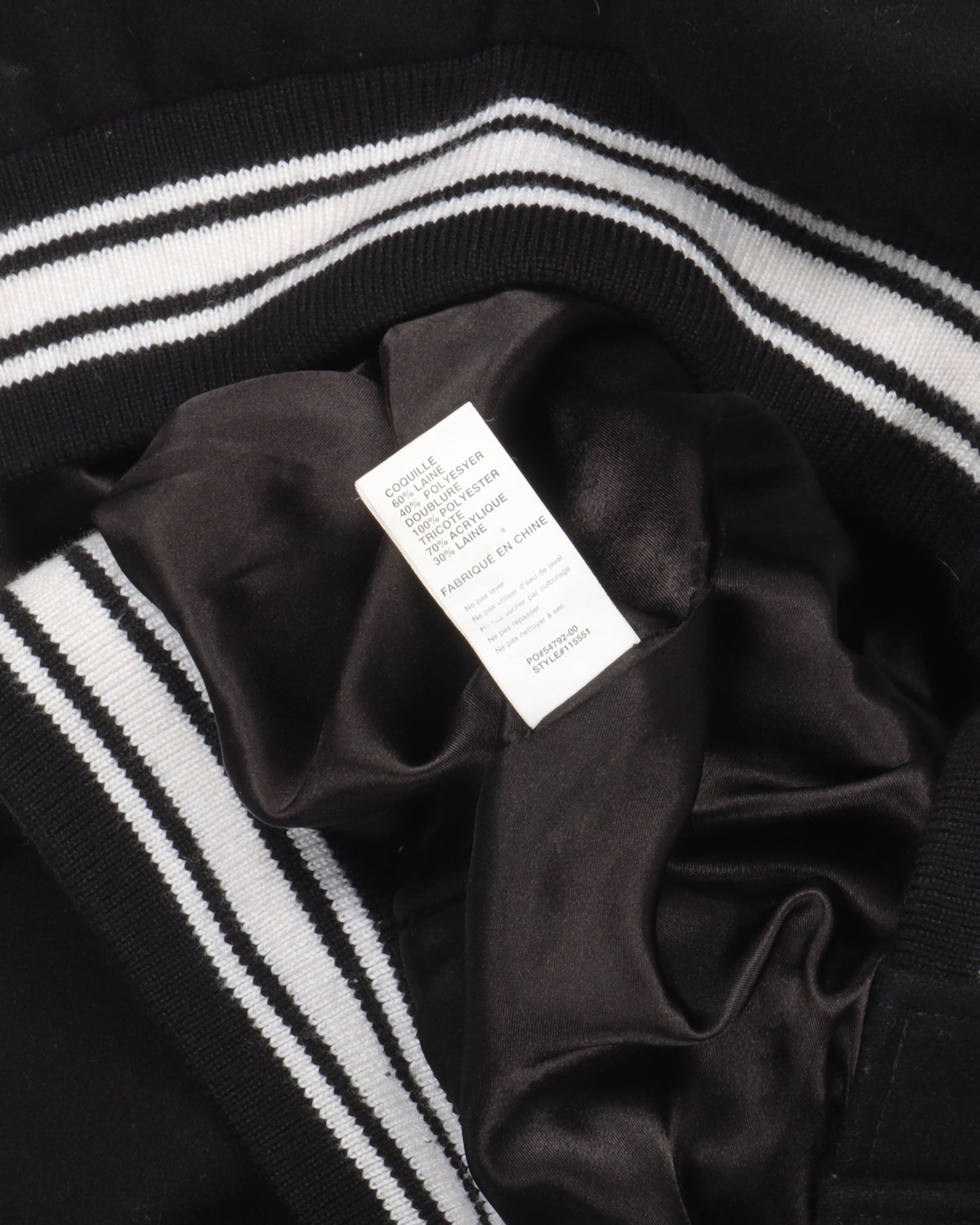 Comme Des Garçons Varsity Jacket