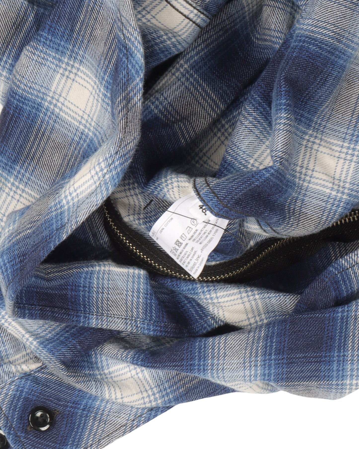 John Doe Zipper Flannel Shirt