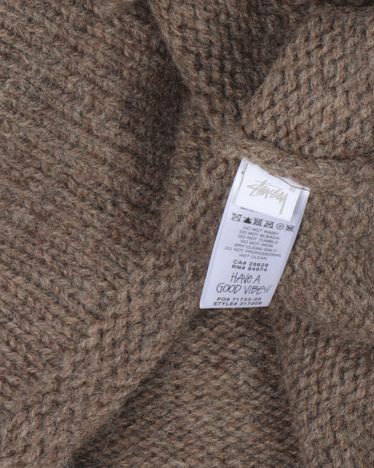 Denim Tears Knit Zip Up Sweater