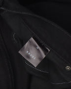 Snap Button Hem Jeans