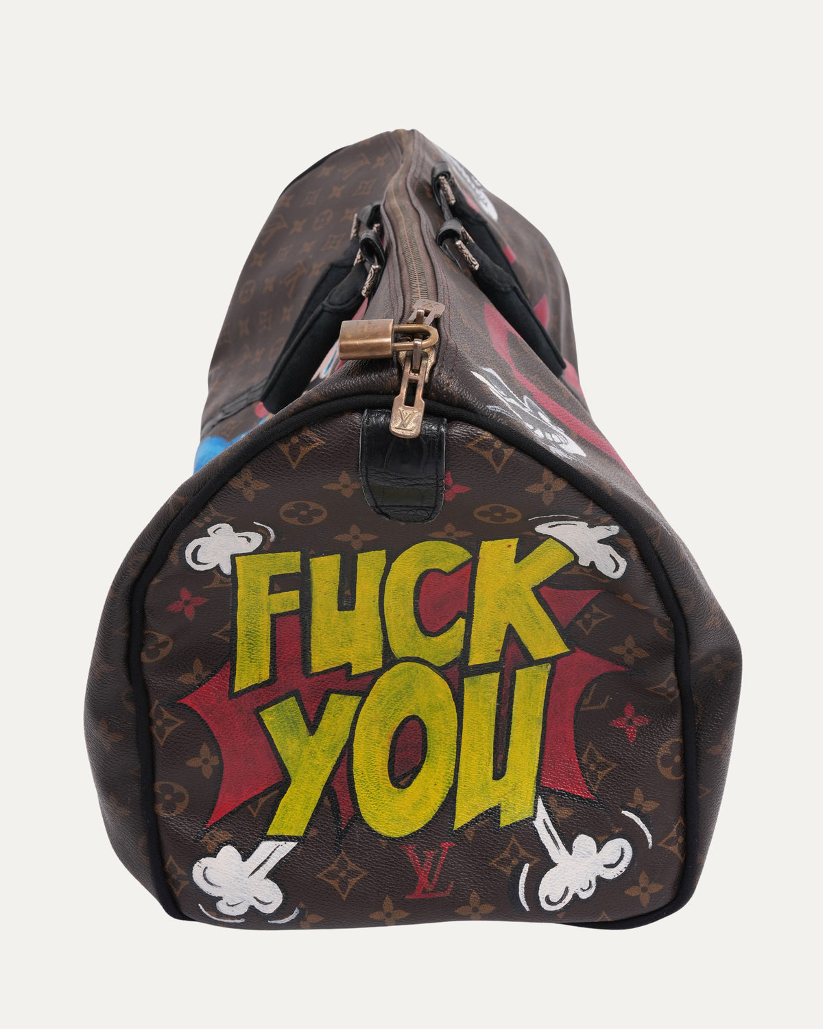 Custom Mario Monogram Keepall Duffle Bag