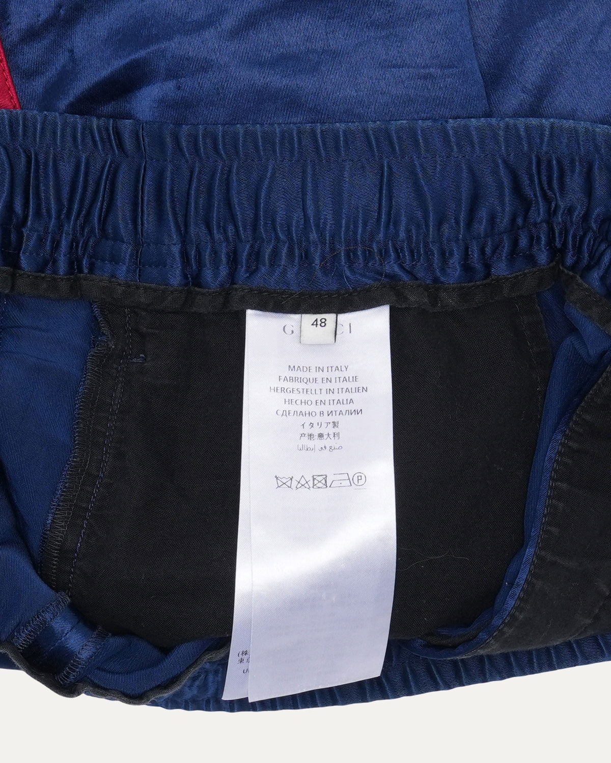 Logo Tape Acetate Shorts