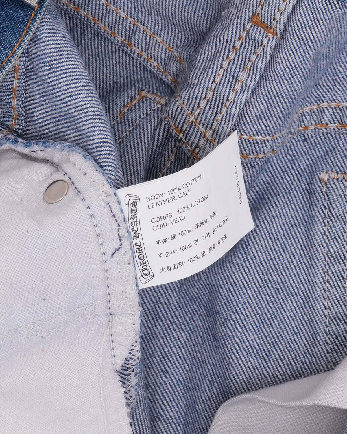 Levi's 517 Orange Tab Cross Patch Jeans
