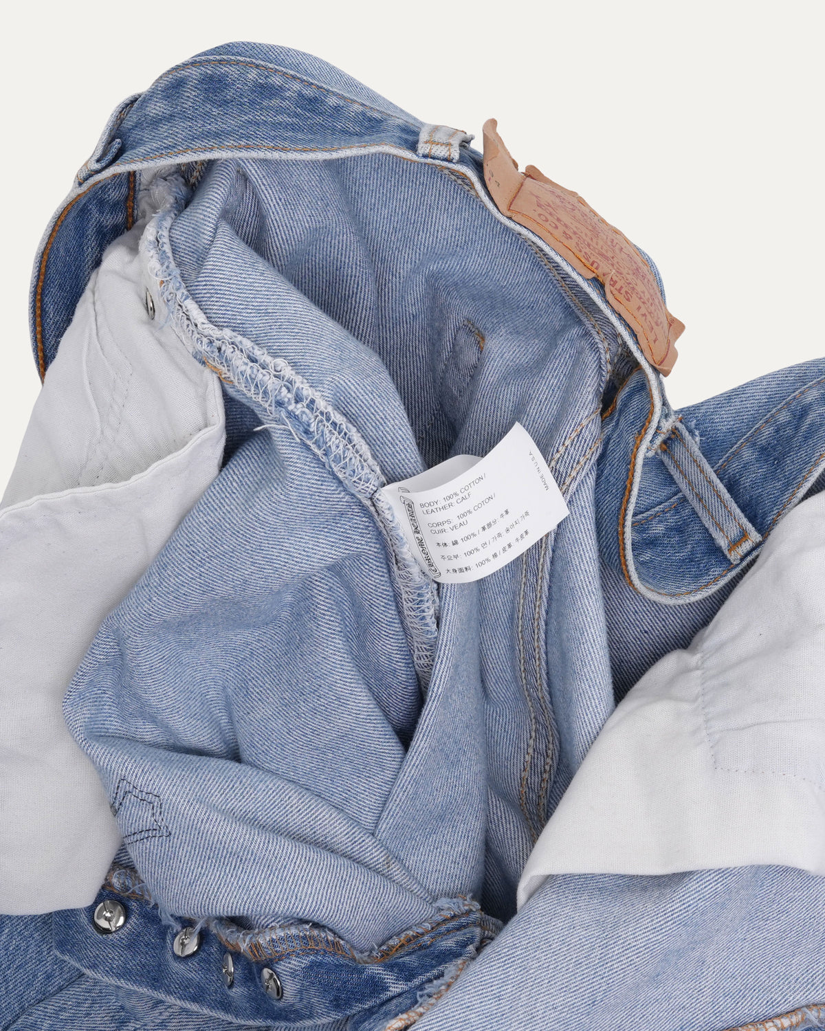 Levi's 501 Cross Patch Jeans