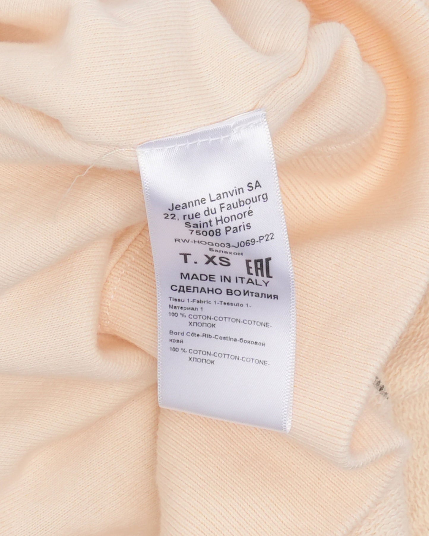 Lanvin Inside Out Hoodie