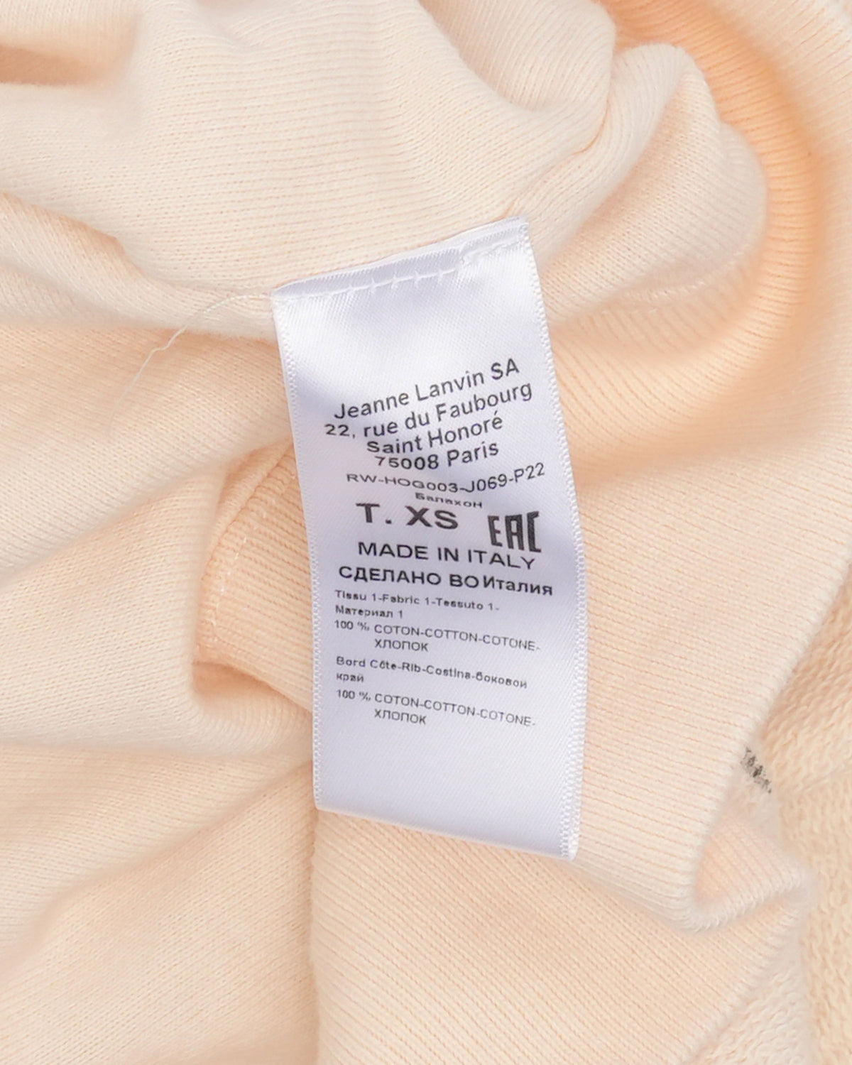 Lanvin Inside Out Hoodie