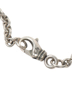 Silver & Diamond Cross Dog Tag Pendant w/ Chain