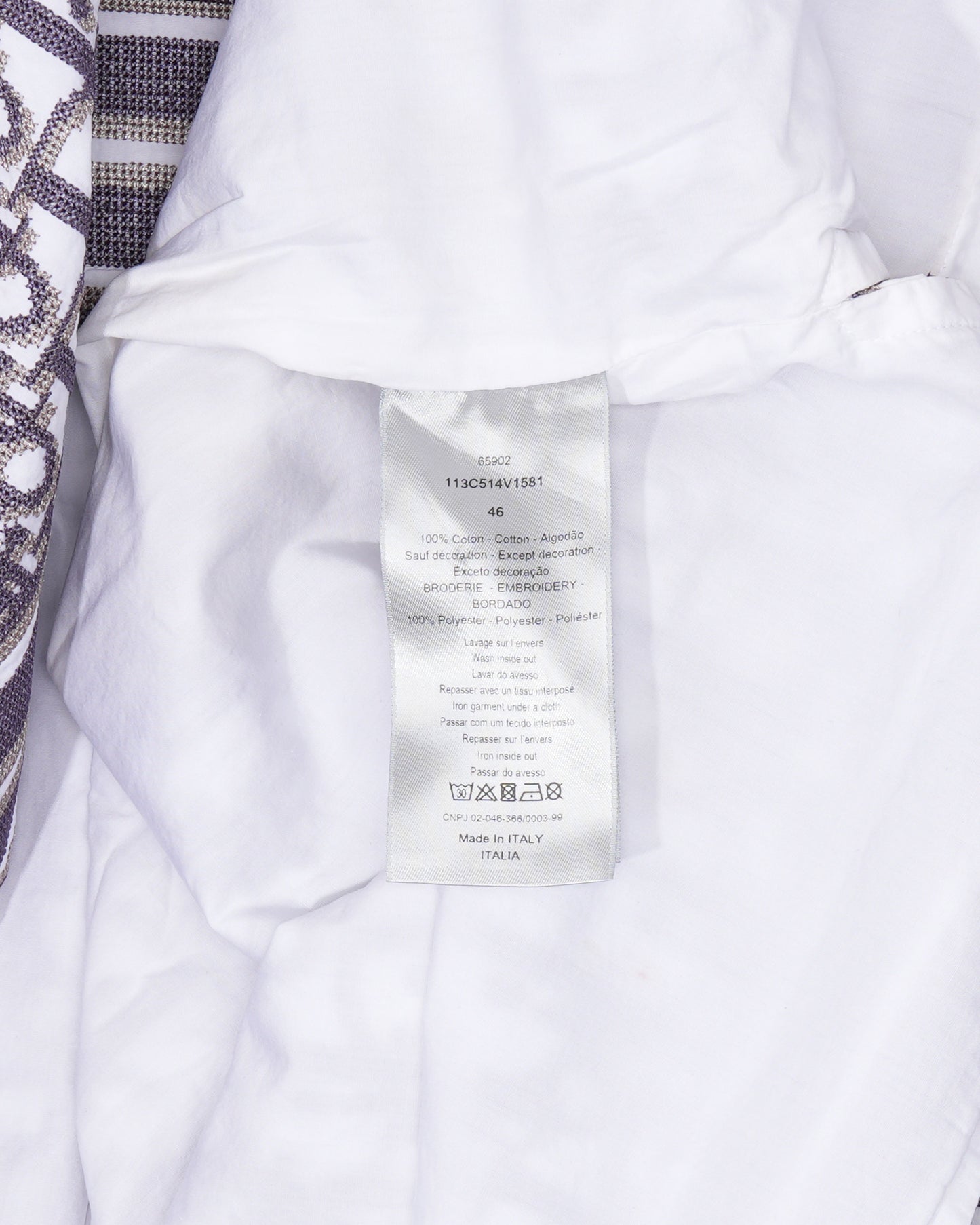 Homme Oblique Short Sleeve Shirt