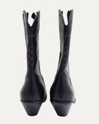 Embroidered Swiss Cowboy Boots