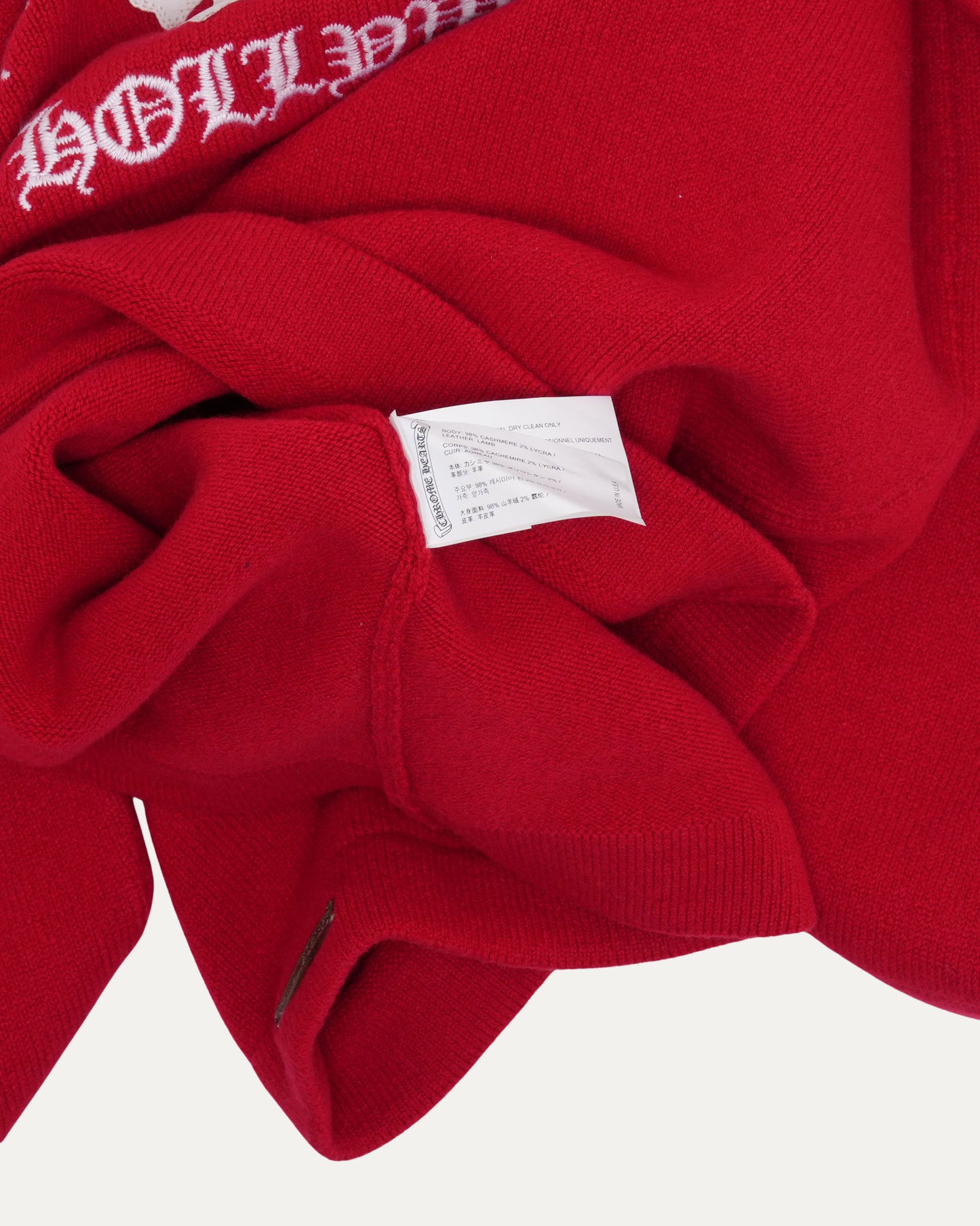 Cemetery Cross Patch Cashmere Blend Sweater