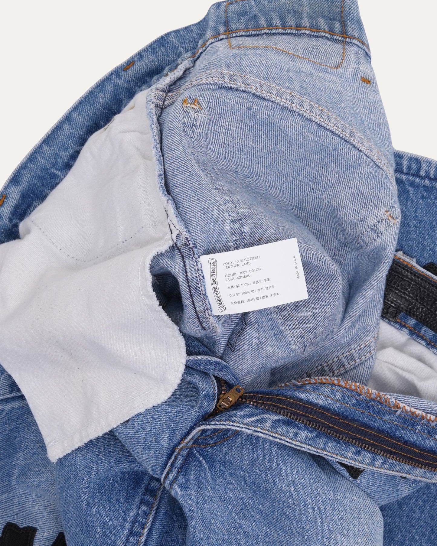 Levi's Orange Tab 517 Cross Patch Jeans