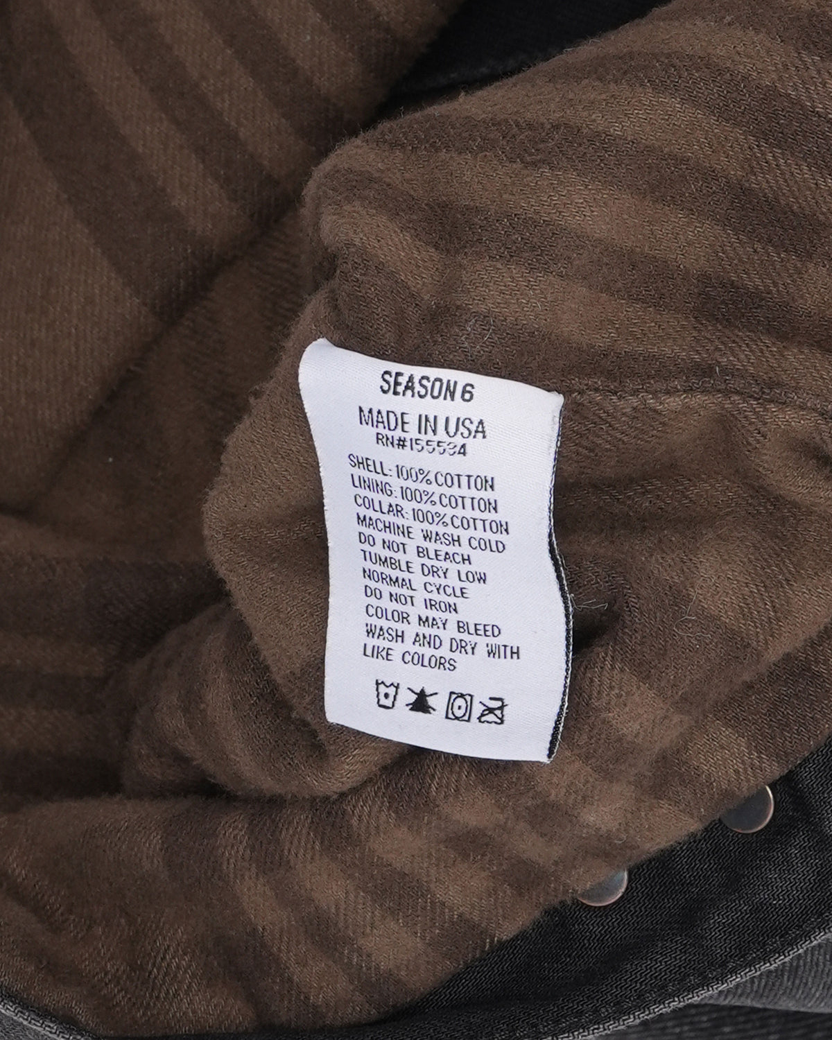 Season 6 Flannel Lined Denim Work Jacket