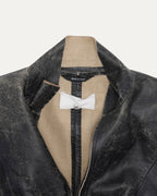 Leather Zip Up Top