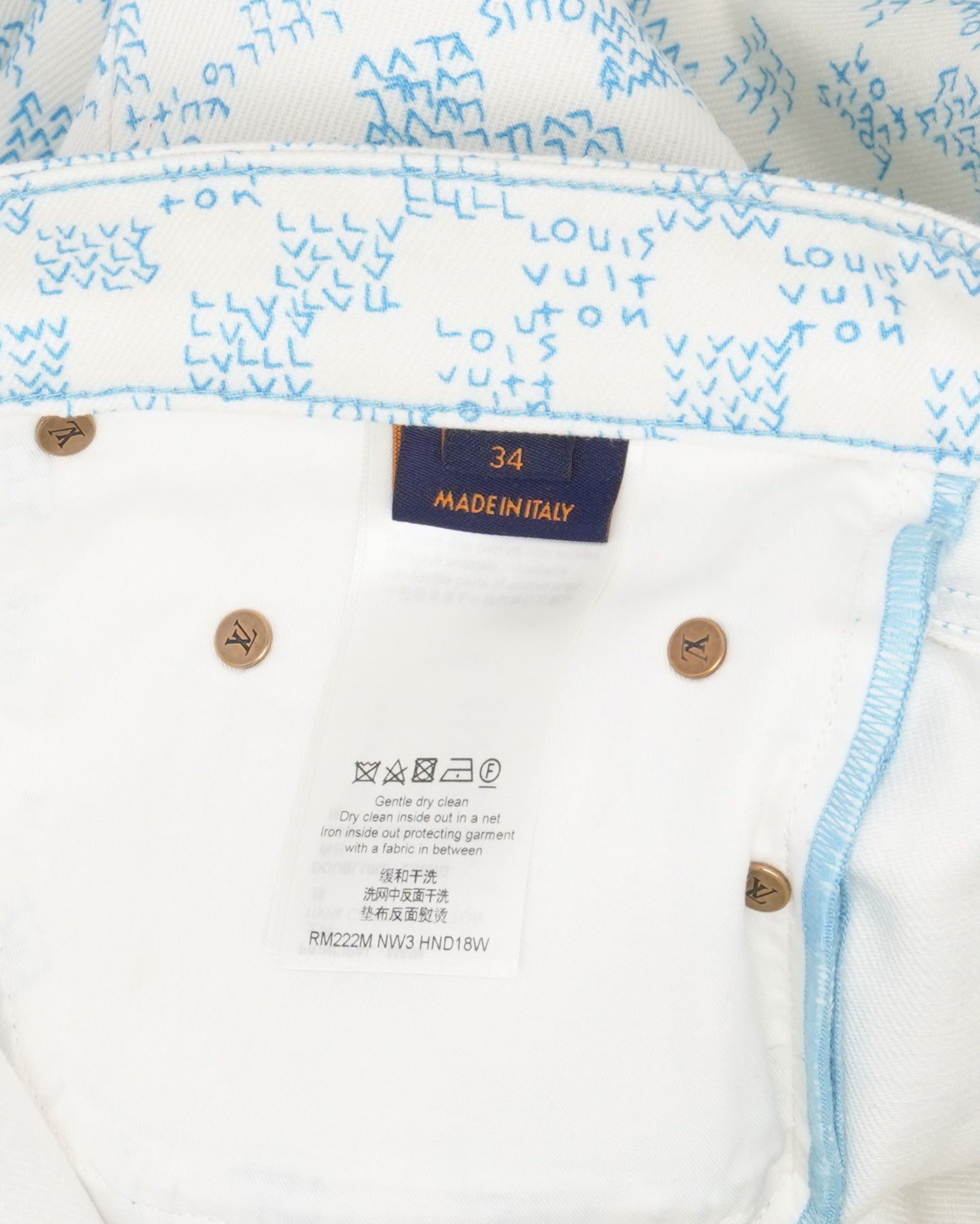 SS22 Virgil "Amen Break" Landscape Denim Pants