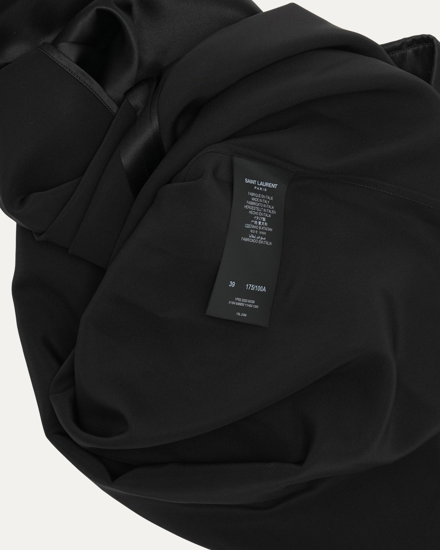 Hidden Placket Silk Shirt