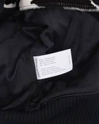 Cow Print Pony Hair Leather Bomber Jacket
