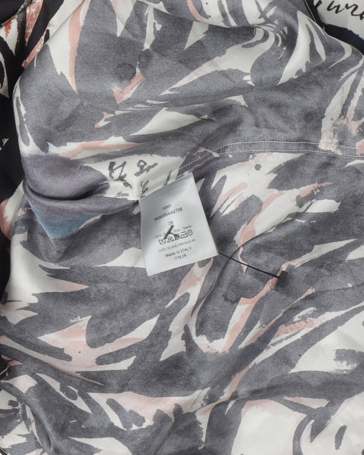 Raymond Pettibon Mona Lisa Silk Shirt