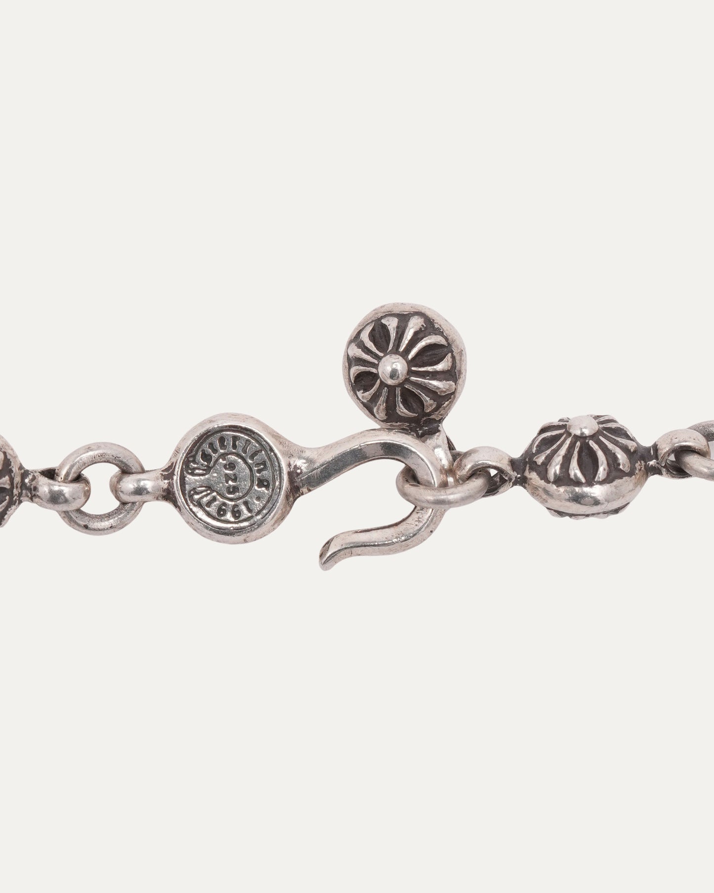 Plus Ball Filigree Cross Necklace