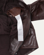 Slim Fit Zip Up Leather Jacket