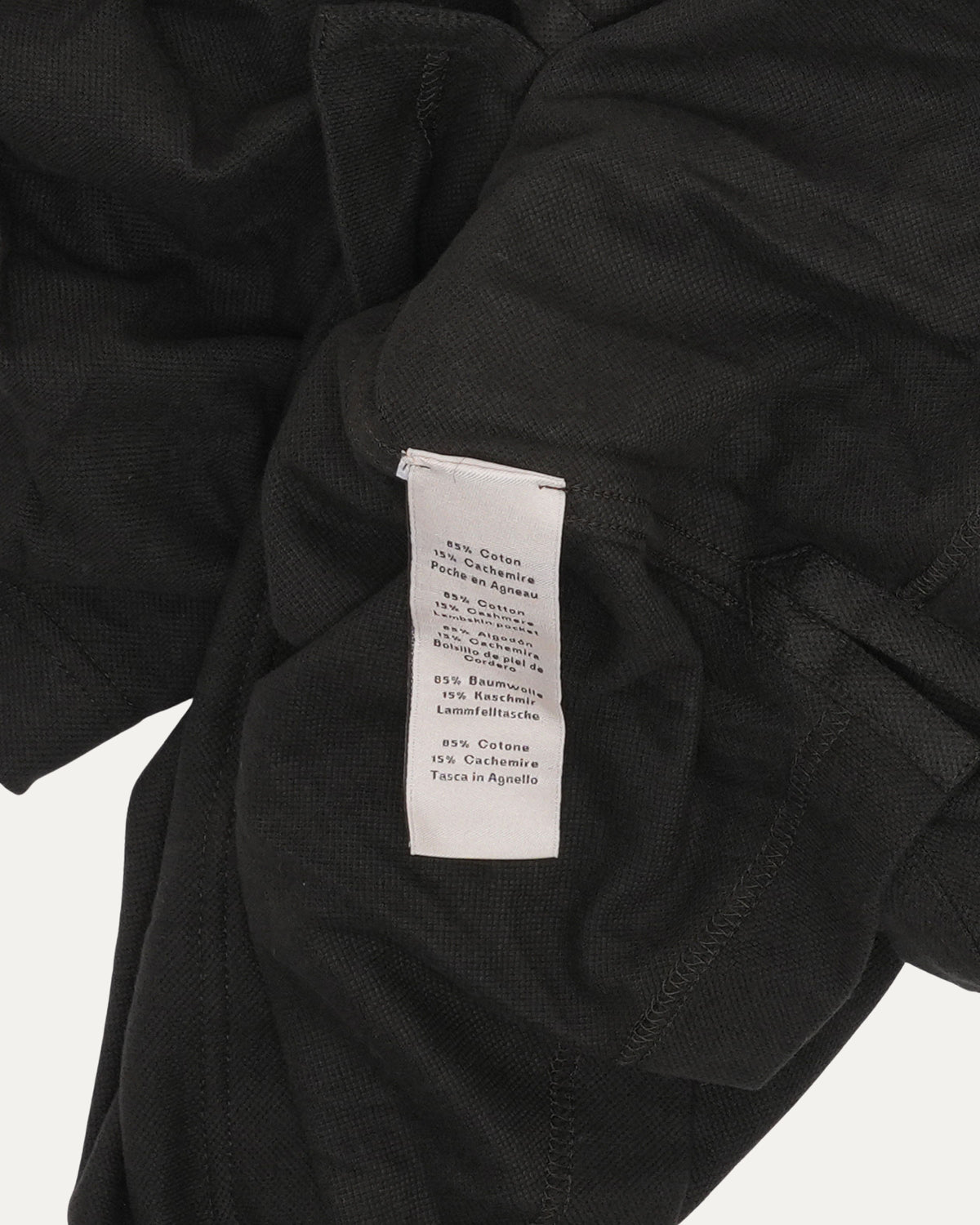 Leather Applique Pocket T-Shirt