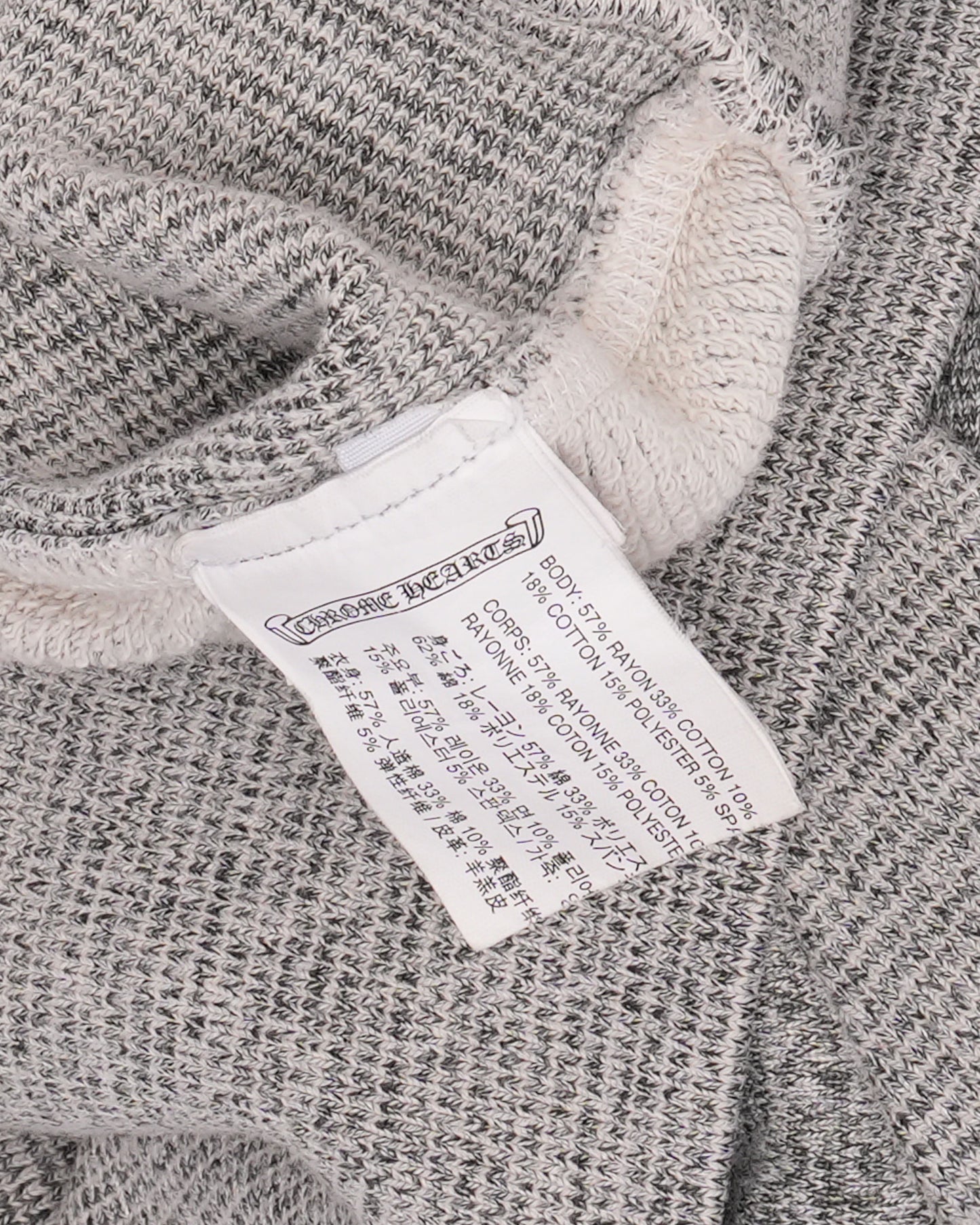 Rayon Blend Zip Up Hoodie