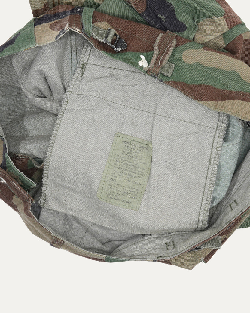 Camouflage Flared Cargo Pants