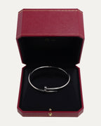 White Gold Nail Bracelet