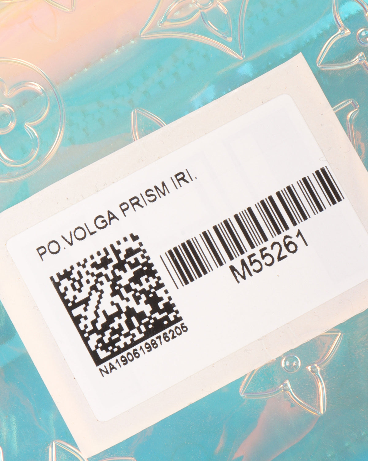 PVC Monogram Pochette Volga Iridescent Prism