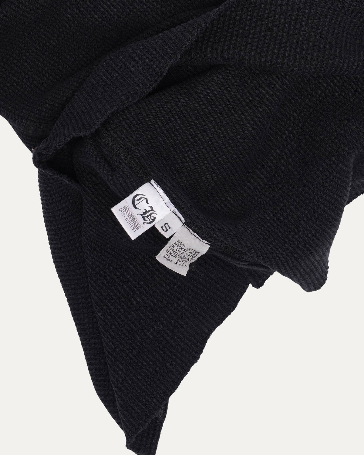 Scroll Logo Thermal Long Sleeve Henley