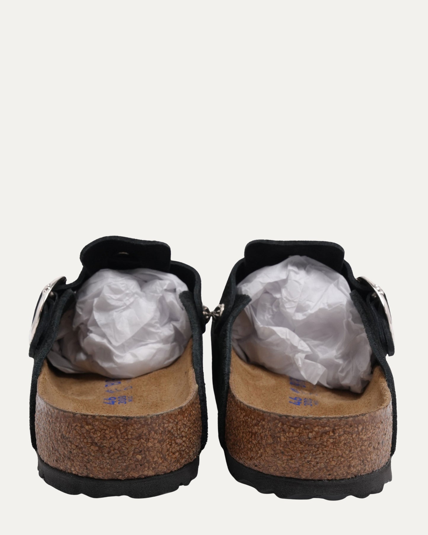 Dagger Embellished Birkenstock Boston Suede Mule