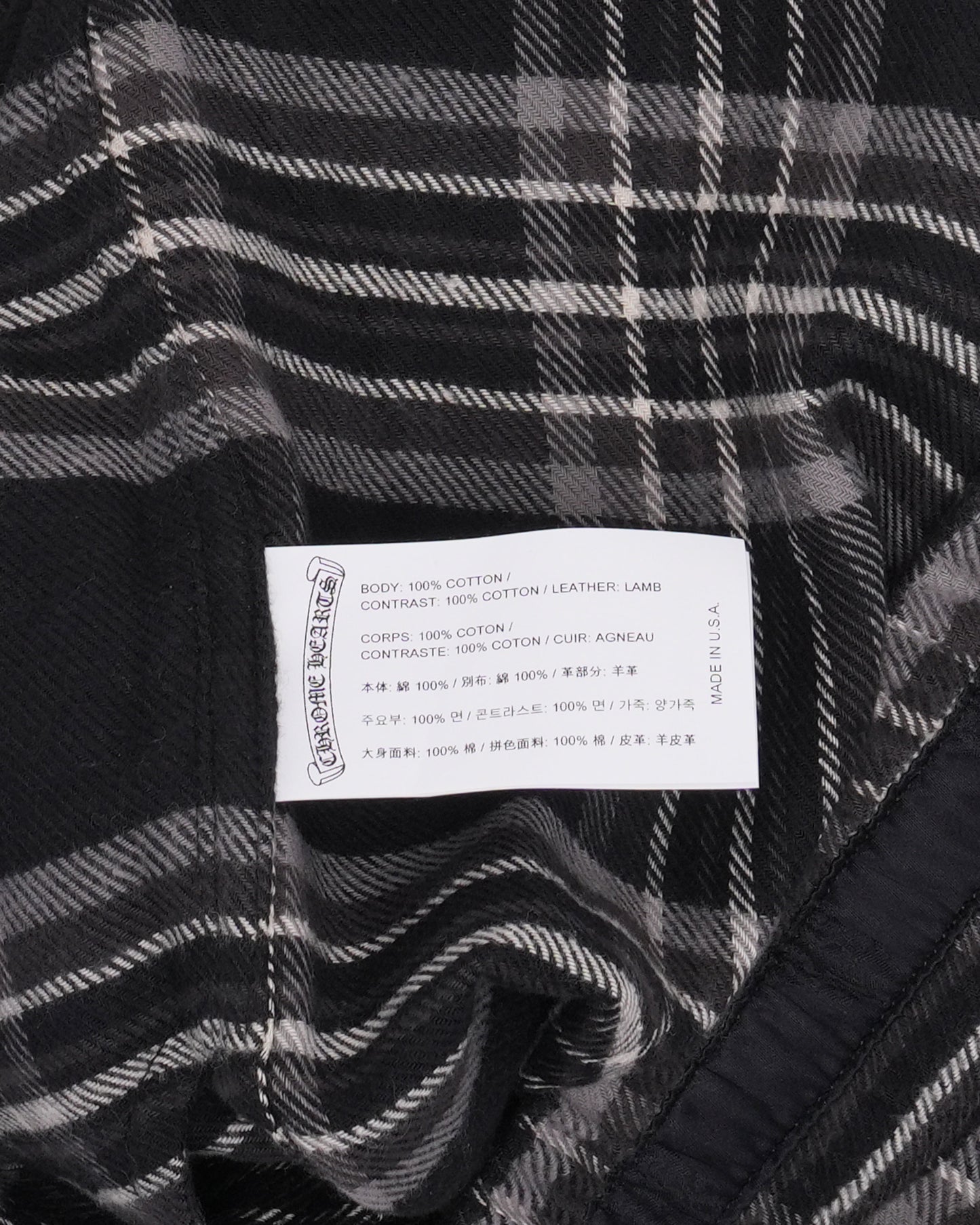 After School Cross Patch Flannel Shorts