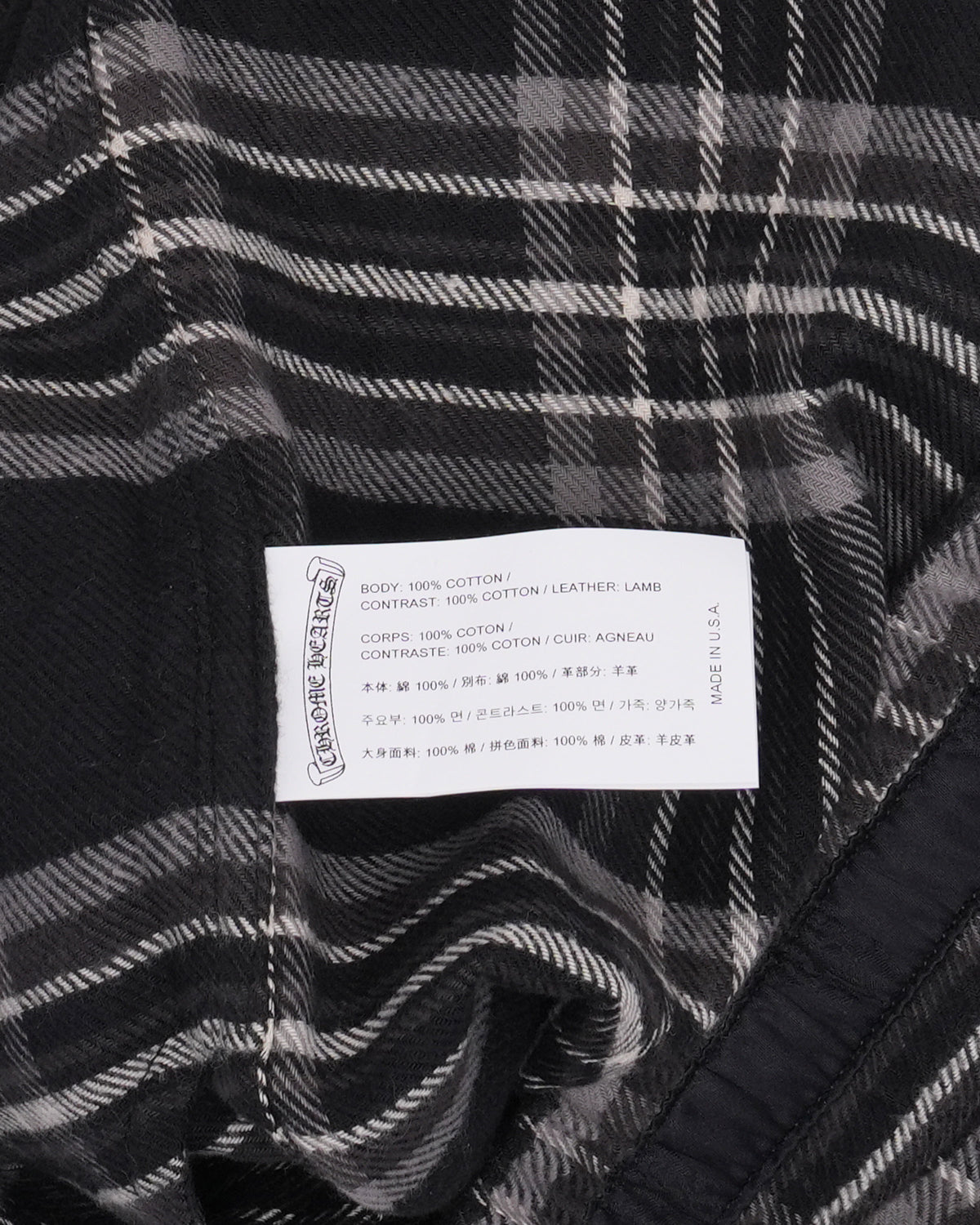 After School Cross Patch Flannel Shorts