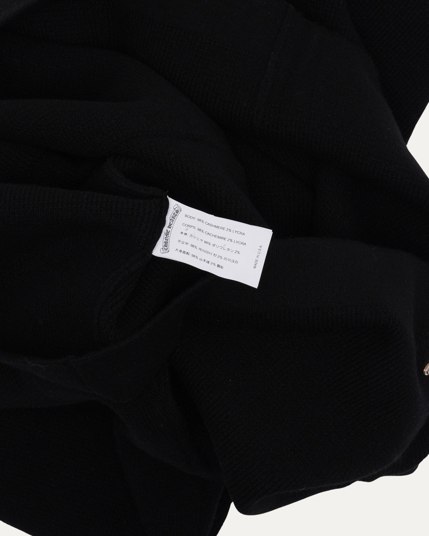 Embroidered Vine Dagger Hooded Sweater