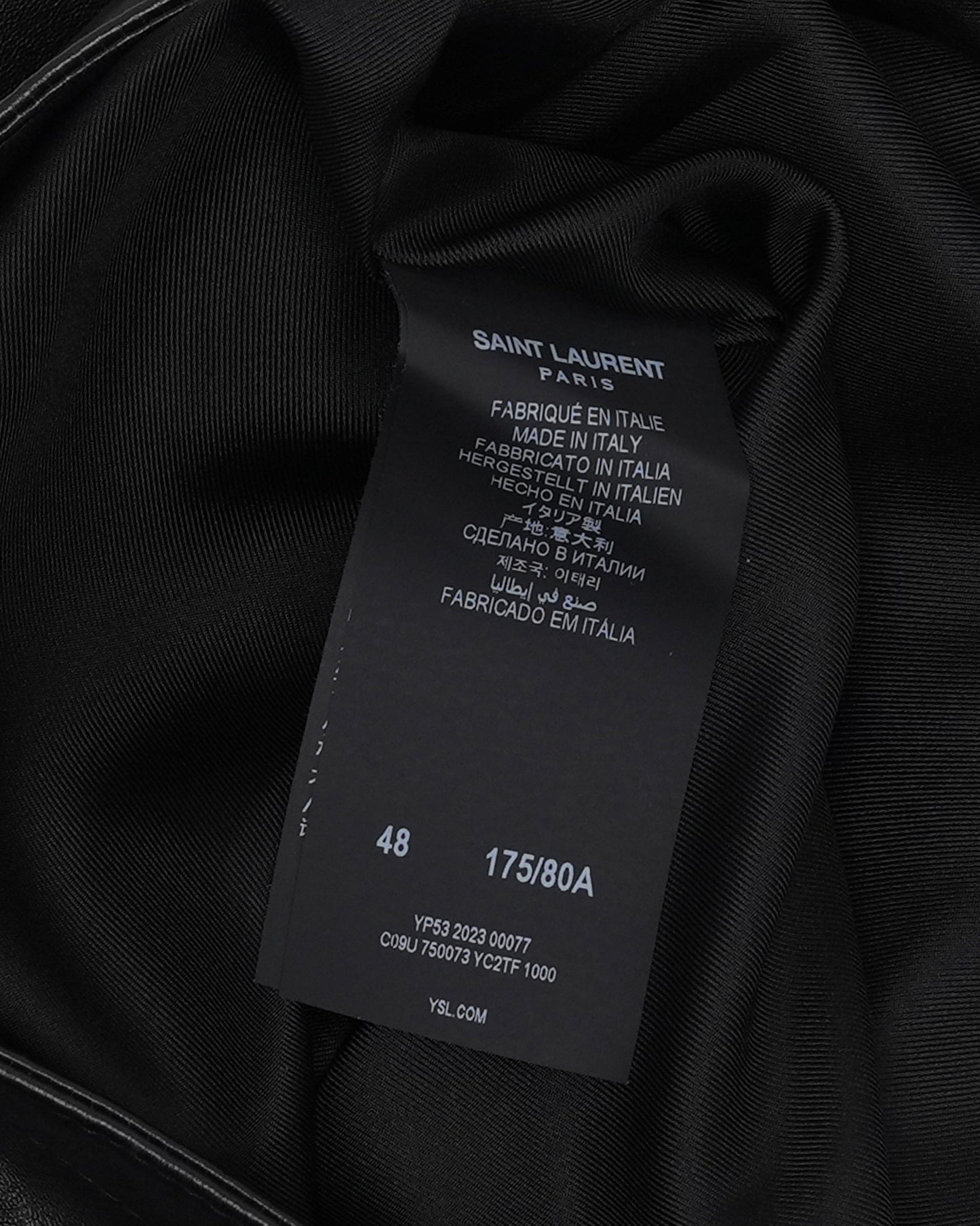 Pleated Leather Trousers