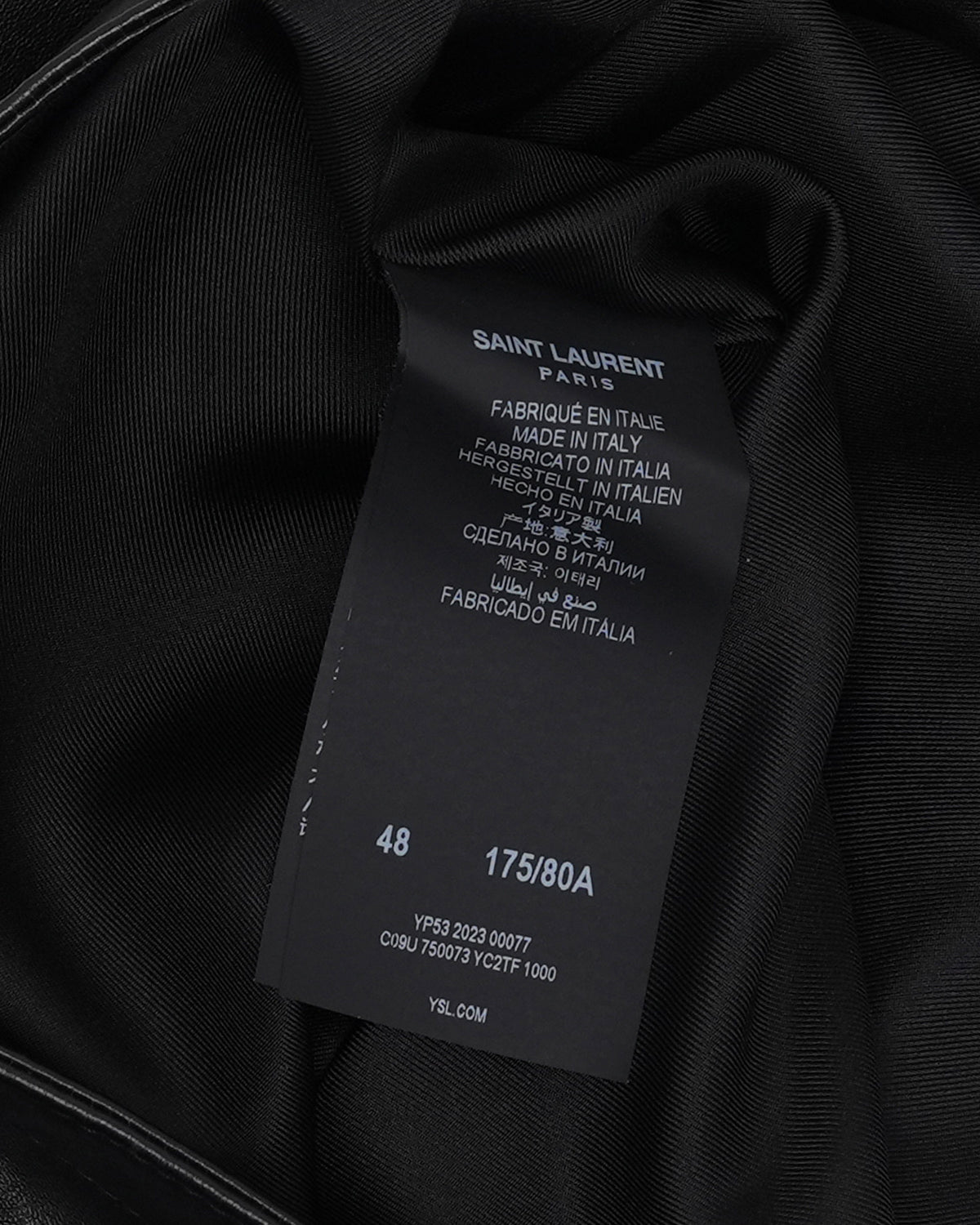 Pleated Leather Trousers