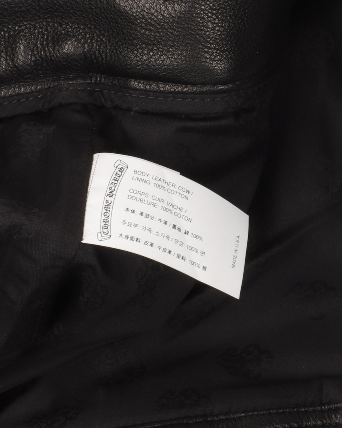 Fleur Knee Cow Leather Pants
