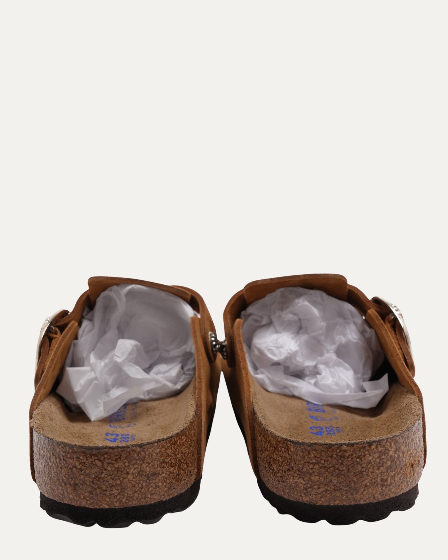 Dagger Embellished Birkenstock Boston Suede Mule