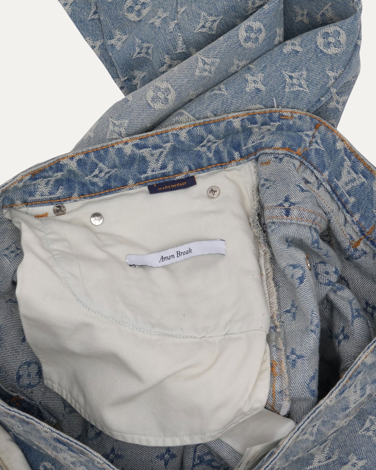 Monogram Graffiti Jeans