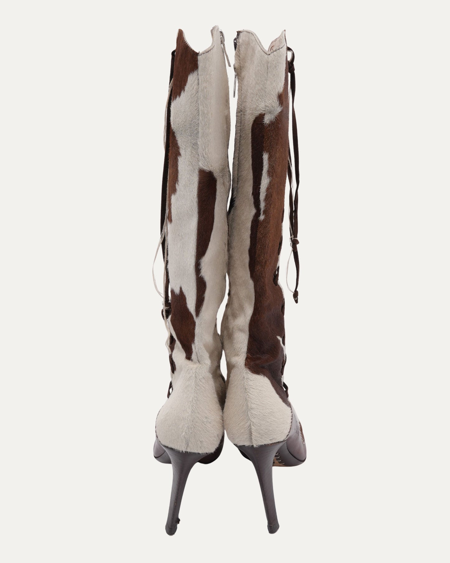 Galliano Era Pony Hair Boots