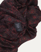 Band Collar Floral Print Shirt