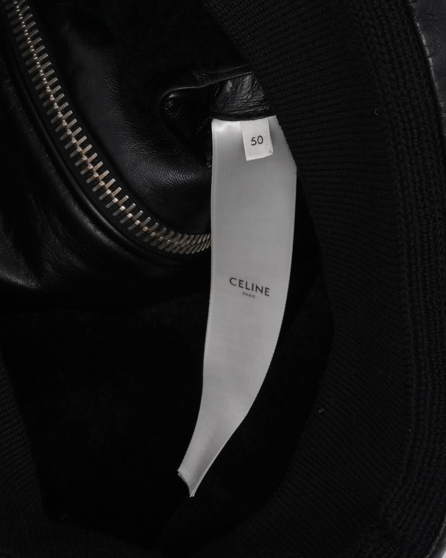 Aviator Boa Leather Jacket