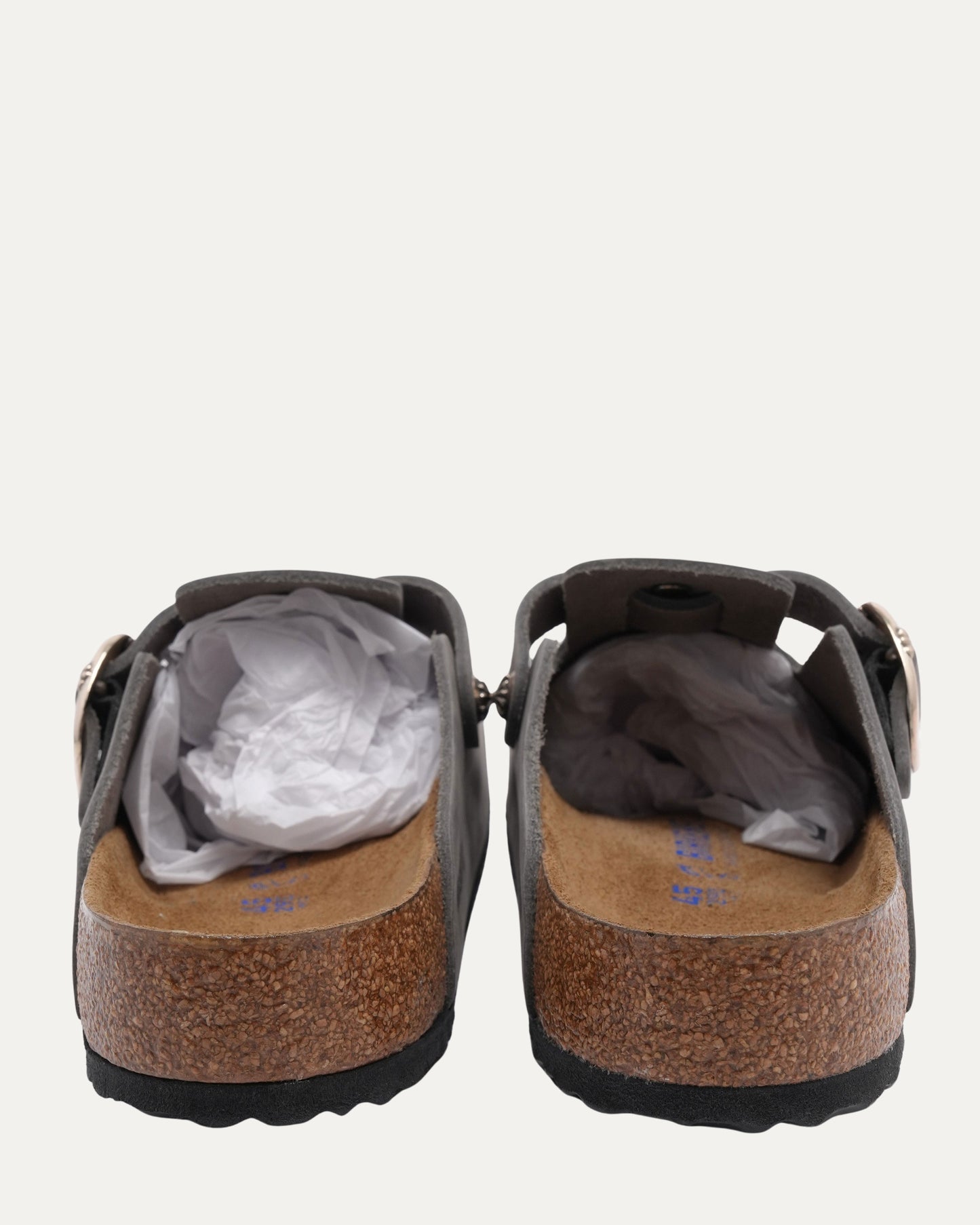 Dagger Embellished Birkenstock Boston Oiled Leather Mule
