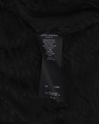 Tonal Animal Print Silk Blend Short Sleeve Shirt