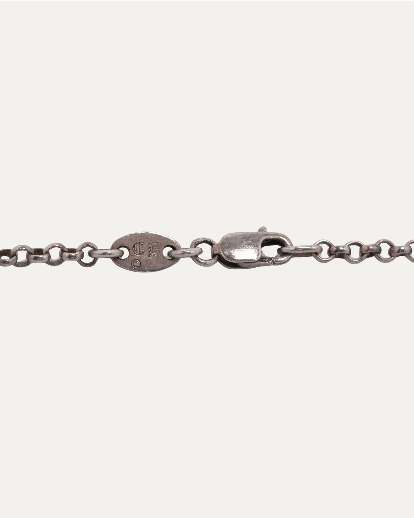 Ruby Baby Fat Pendant on Roll Chain Necklace