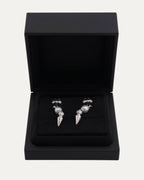 Mikimoto South Sea Pearl Cross Spike Earrings