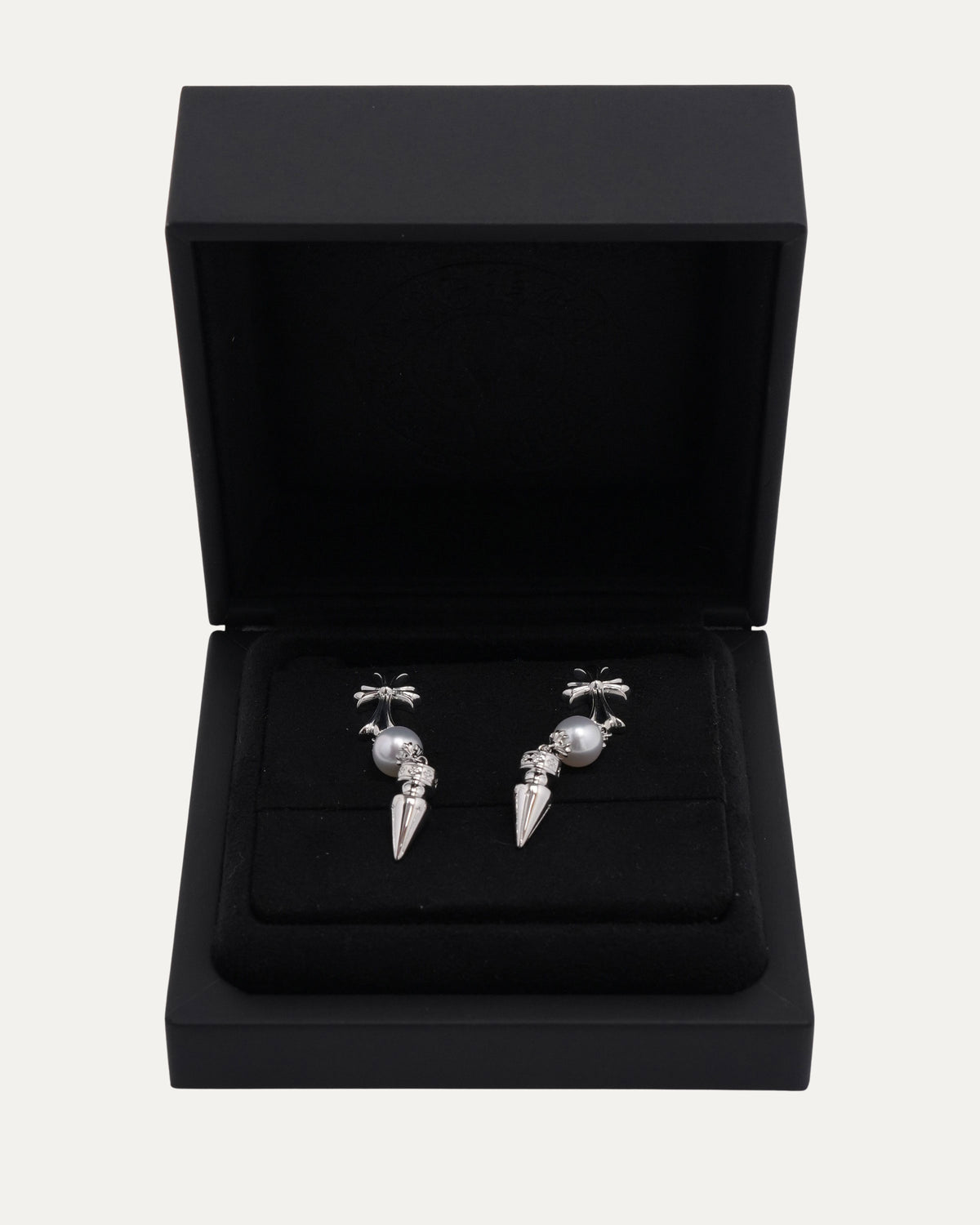 Mikimoto South Sea Pearl Cross Spike Earrings