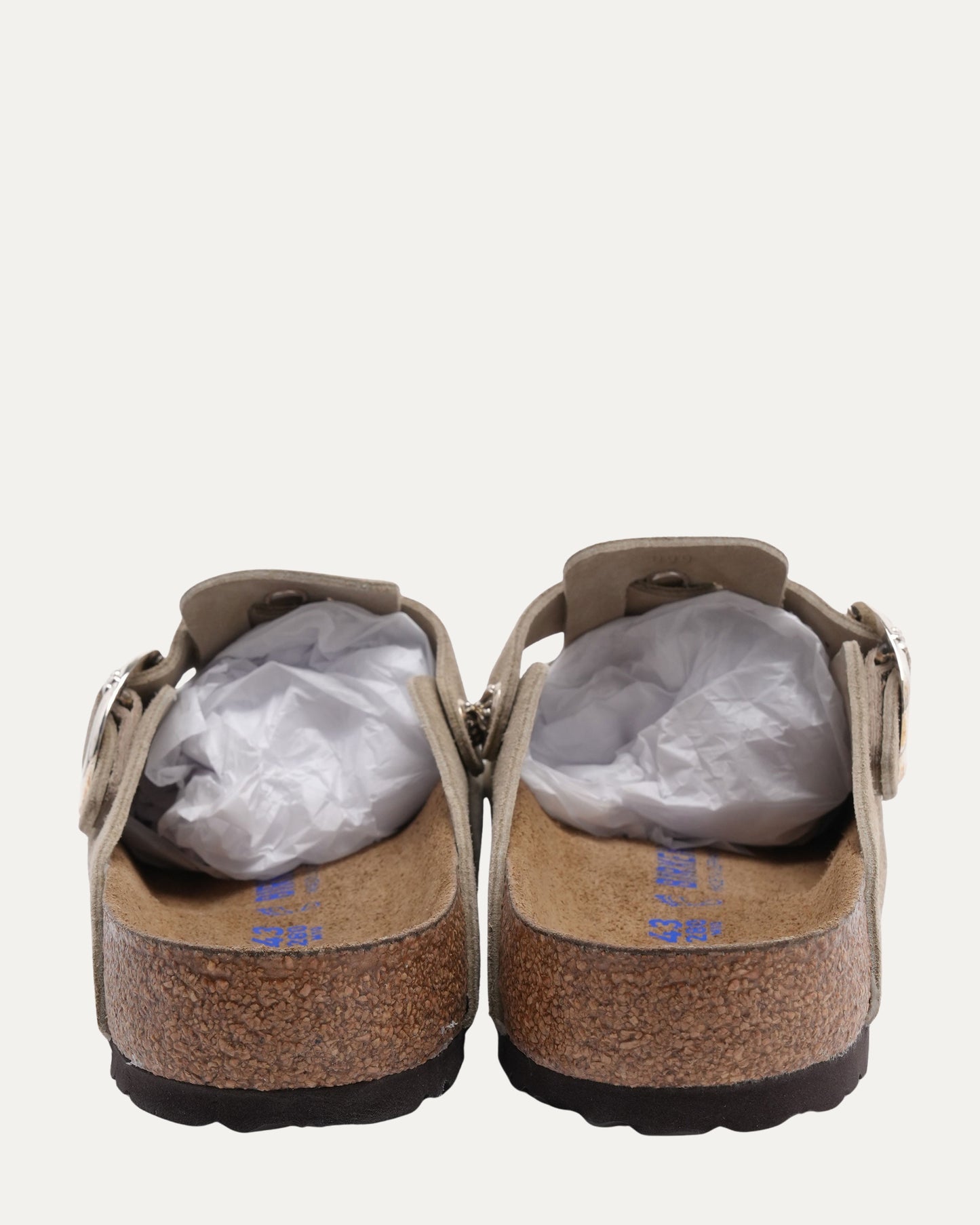 Dagger Embellished Birkenstock Boston Suede Mule