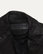 Blistered Leather Blazer